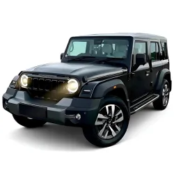 1:24 Thar Roxx Die-Cast Model Toy Car – Premium Alloy Off-Road SUV with Pull-Back Action, Openable Doors & Detailed Interior [ Colour As Per Stock ]