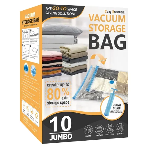 Image of 10 Jumbo Vacuum Storage Bags