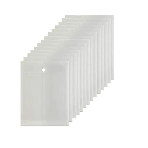 Image of 10-Pack A4/Legal Transparent File Bags