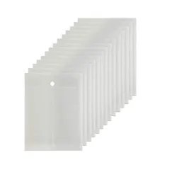 10-Pack A4/Legal Transparent File Bags