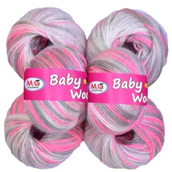 100% Acrylic Wool Red (6 pc) Baby