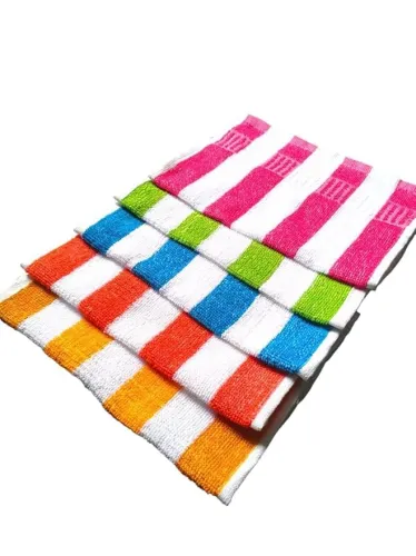 Image of 100% Cotton Hand Towel - 350 GSM Set of 6 Pieces)