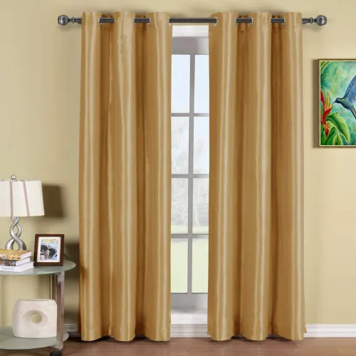 Image of 100% Solid Blackout Curtain Pack of 2