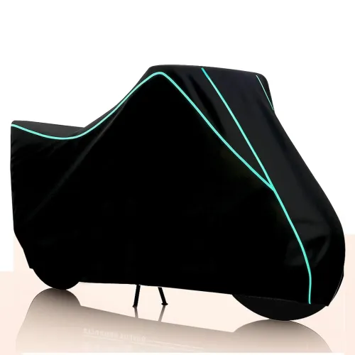 Image of 100% Water Resistance Classic 350 Bike Cover | Taffeta Body Cover for Rain & Sun | UV Protection, Dustproof, Scratch Res