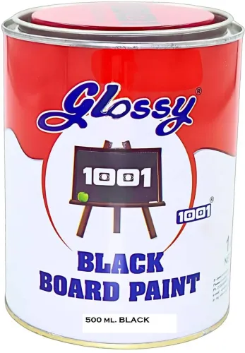 Image of 1001 Chalk Board Paint ST- Black BLACK Functional Wall Paint (500 ml)