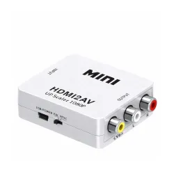 1080P HDMI to RCA Converter Mini AV CVBS Adapter 