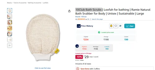 Image of 10Club Bath Scrubs