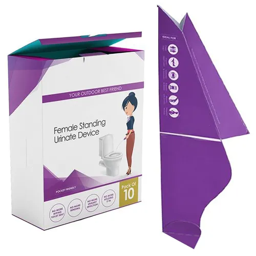 Image of Portable Female Urination Funnel Disposable 10-Piece Set