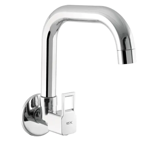 Image of 10X Brass Kitchen Sink Tap STT-98779 Wall Mount (Round)