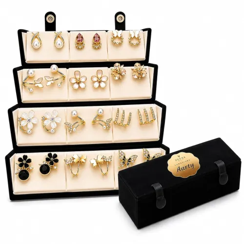 Image of 12 Pairs Set Earrings for Women Girls