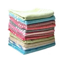 12 Pcs Dishcloths | 12x16 Inches | Bulk Cotton Kitchen Cleaning Dish Cloths | Scrubbing Wash Cloth Sets | Multipurpose Cloth | 100% Cotton. (Multicolor, Set of 12)