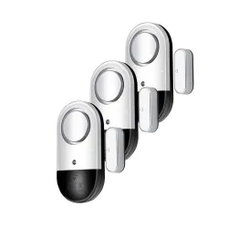 120 DB Loud Door and Window Open Alarm Sensor 3 Pack for Kids, Dementia Patients Safety, Wireless Security Alarms Keep Y