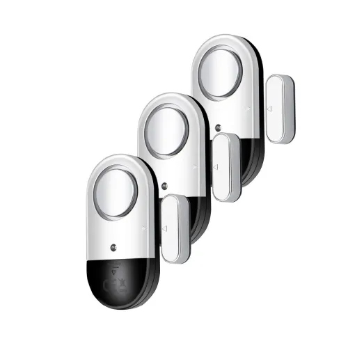 Image of 120 DB Loud Door and Window Open Alarm Sensor 3 Pack for Kids