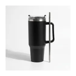 1200 ml Stainless Steel Tumbler with Straw and Handle