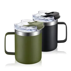 12oz Stainless Steel Insulated Coffee Mug with Handle Vacuum