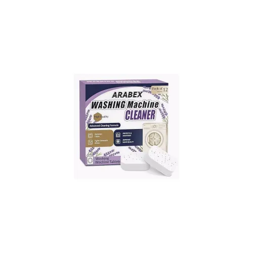 Image of 12 Pcs Lavender -scented Washing Machine Deep Cleaner Descaler Tablets for All Front and Top Load Machines, with Descali