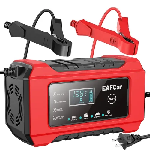 Image of 12V 6A car battery charger, charger and maintainer