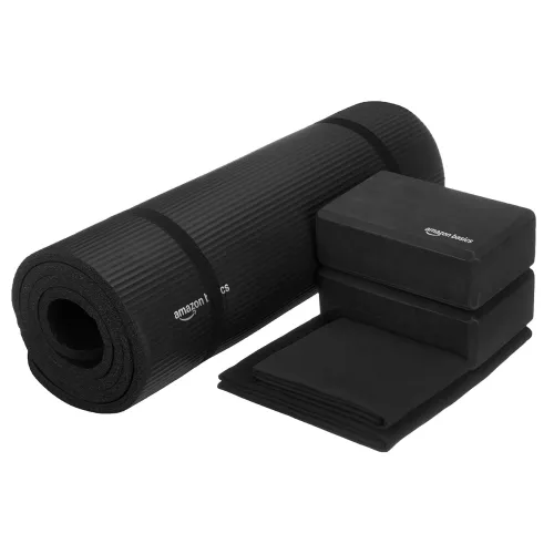 Image of 13 mm Extra Thick NBR Yoga & Exercise Mat Kit