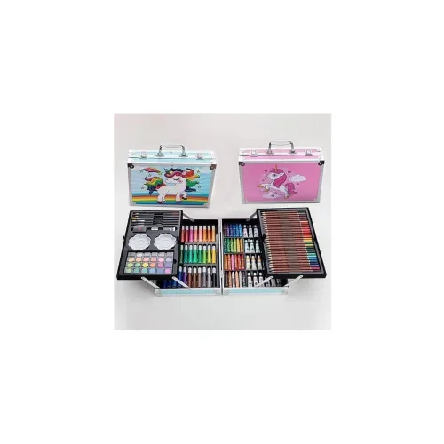 Image of UOXOO 145-Piece Art Supplies Set For Kids