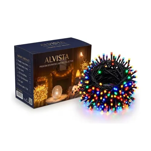 Image of 15 Meter 60 LED Decorative String Fairy Rice Lights for Home Decoration Indoor