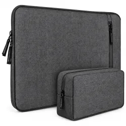 15.6-Inch Water-Resistant Laptop Sleeve with Handle - Pack of 2