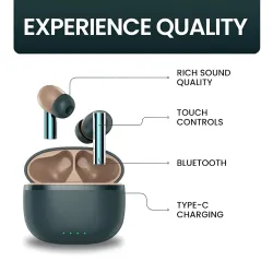 171x Truly Wireless Earbuds TWS | ENC & High Bass | Upto 50 Hrs Playtime | Bluetooth V5.4 |