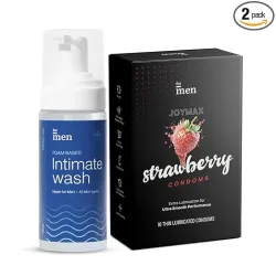 18+ ForMen Joymax Strawberry Flavored Condoms 10-Count 