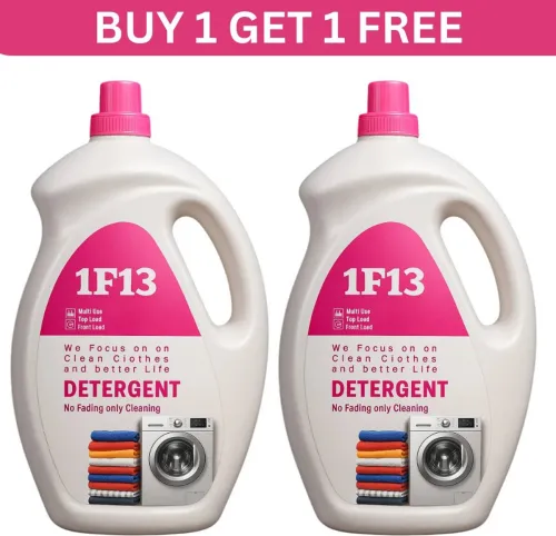 Image of 1F13 super fluff liquid detergent, Front/top load washing detergent, Fresh Liquid Detergent (2 x 5 L)