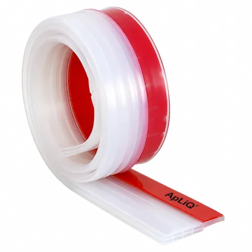 Image of 1 Meter Silicone Self-Adhesive Door Bottom Sealing Strip Guard Protector