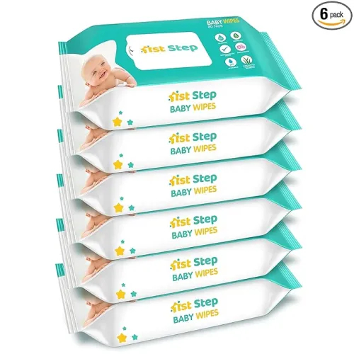 Image of 1st Step Baby Wet Wipes – Aloe Vera & Jojoba, 80pcs x 6