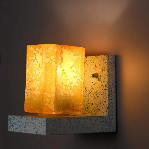 Image of 1st Time Blue Designer Wall Sconce