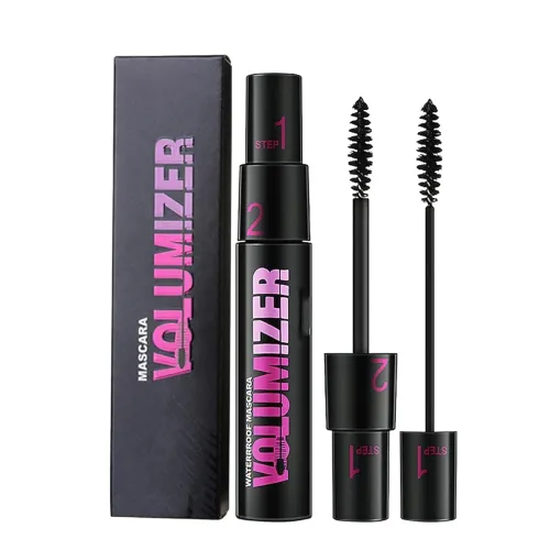 Image of 2 in 1 Dual-Brush Waterproof Black Mascara
