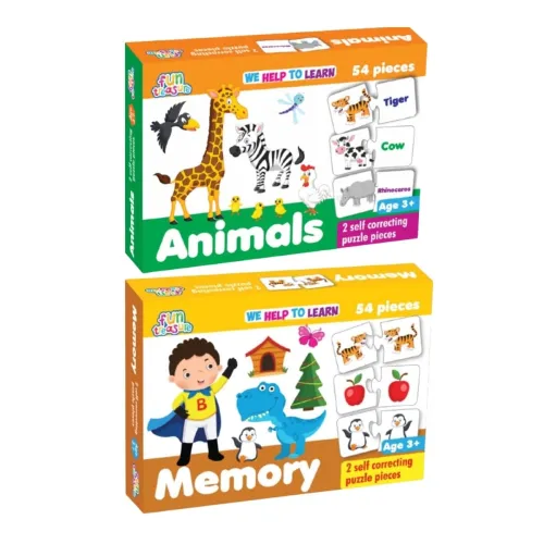 Image of 2 Pieces Jigsaw Puzzle for 3+ year old Baby learning toys for 0-3 years 