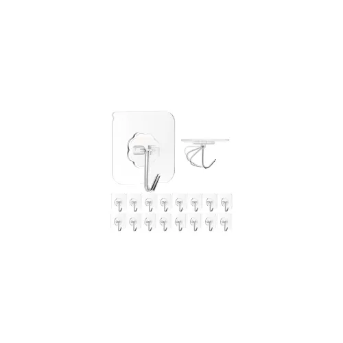 Image of 20 Pcs Adhesive Wall Hooks for Kitchen