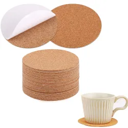 20-Piece Cork Coaster Set
