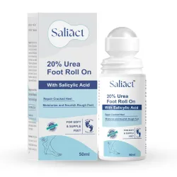 20% Urea Foot Cream Roll On With Salicylic Acid, Lactic Acid, Olive Oil | Moisturizer for Dry Cracked Feet | Repair and Moisturise Cracked Heels | Hydrates & Nourish Foot Care for Softens Sk...