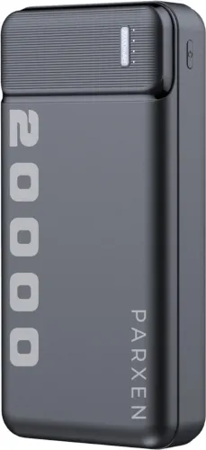 Image of PARXEN 20000 mAh 22.5 W Power Bank (Black, Lithium Polymer, Fast Charging