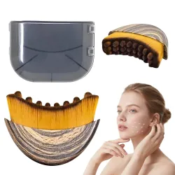 2025 New Lymphatic Contour Face Brush, Contour Face Brush for Lymphatic Drainage, Ergonomically Designed to Fit The Skin Precisely