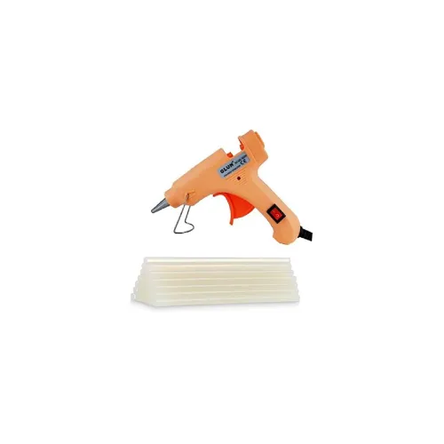 Image of 20W 20 WATT 7MM HOT MELT Glue Gun (Free 10 Transparent Glue Sticks)
