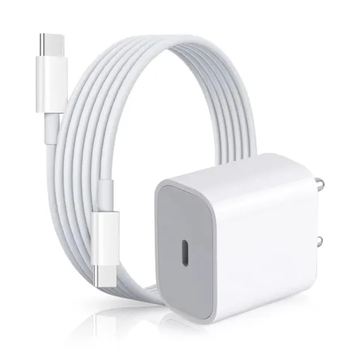 Image of 20W Fast Charger with USB-C to C Cable (MFi Certified)