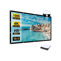 220 Inch Foldable Screen-4:3 Projector Screen Indoor Outdoor Portable