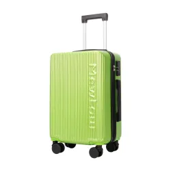 24-inch ABS zippered luggage suitcase with telescopic handle