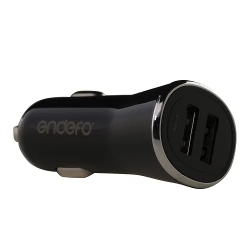 Image of 2.4A Dual USB for Car Charger, Tablets, Black