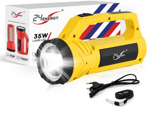 Image of 24 ENERGY Duo Hand Torch Light Torch  (19 cm, Rechargeable)