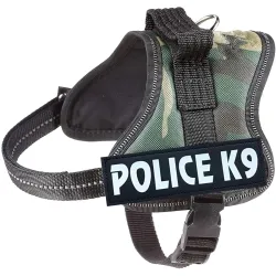 24x7 eMall Dog K9 Police Harness Dog Vest Loop Straps and Handle and Adjustable (Camouflage, M- 22-28 Inch Girth)