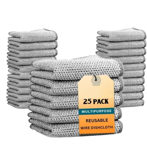 Image of (25 Pack) Non-Scratch Dish Wash Cloth