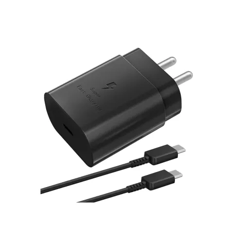 Image of 25W Fast Charger with USB-C Cable for Samsung F36 F16 M55 M06 M05 M16 M15 M36
