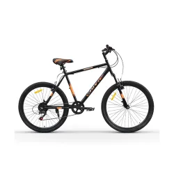 26T 7 Speed Carbon Steel Mountain Bike