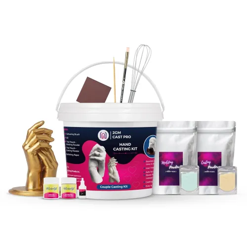 Image of 2GM Hand Casting Kit for Couple 3D Design