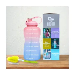 2L Water Bottle with Straw